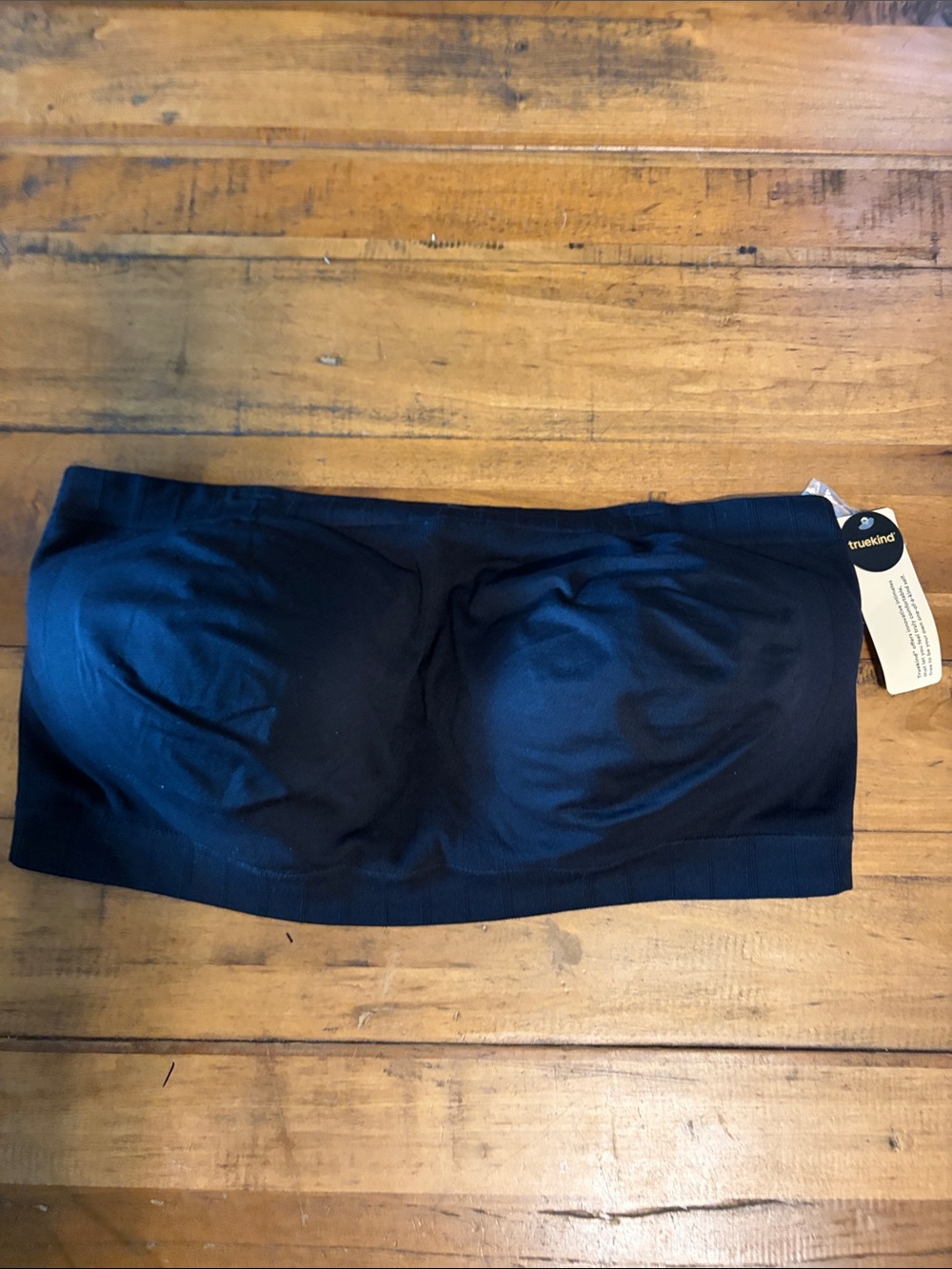 True Kind Strapless Black Bandeau Bra 4XL